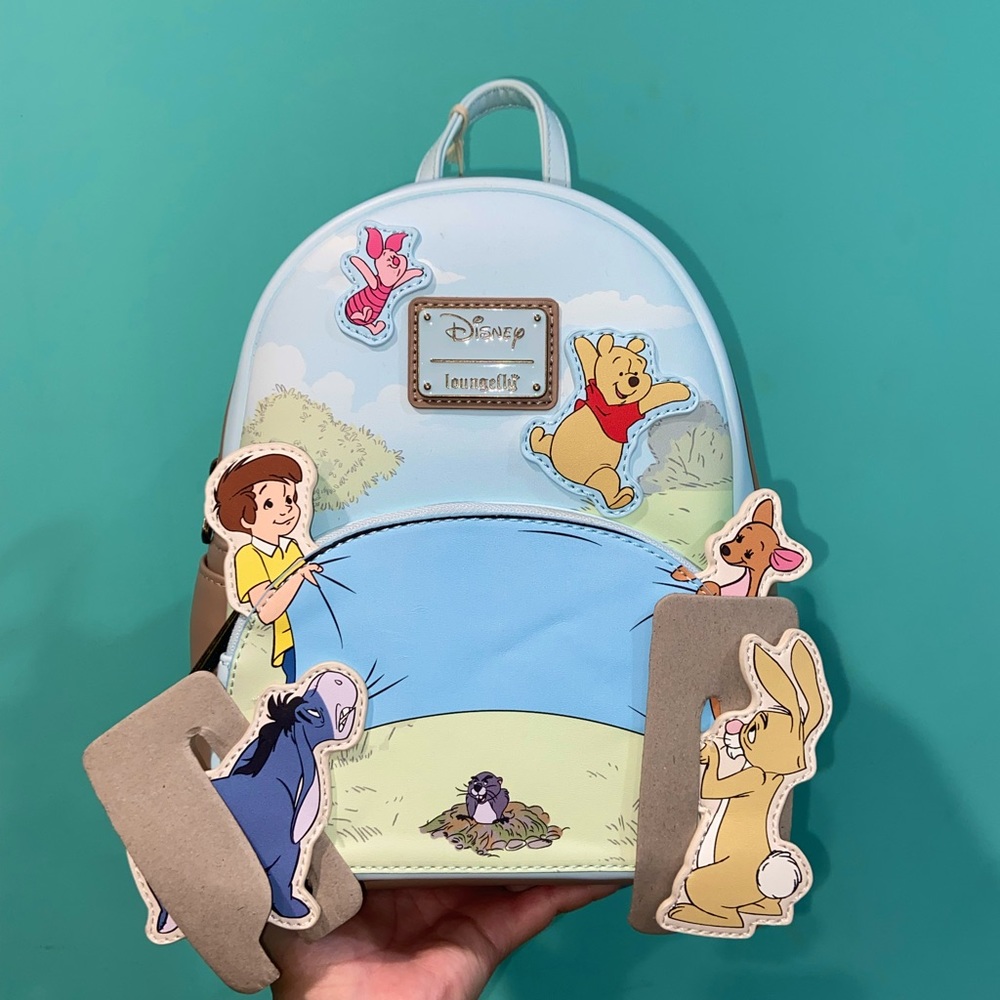 Disney Winnie the Pooh 95th Anniversary Celebration Loungefly Mini backpack